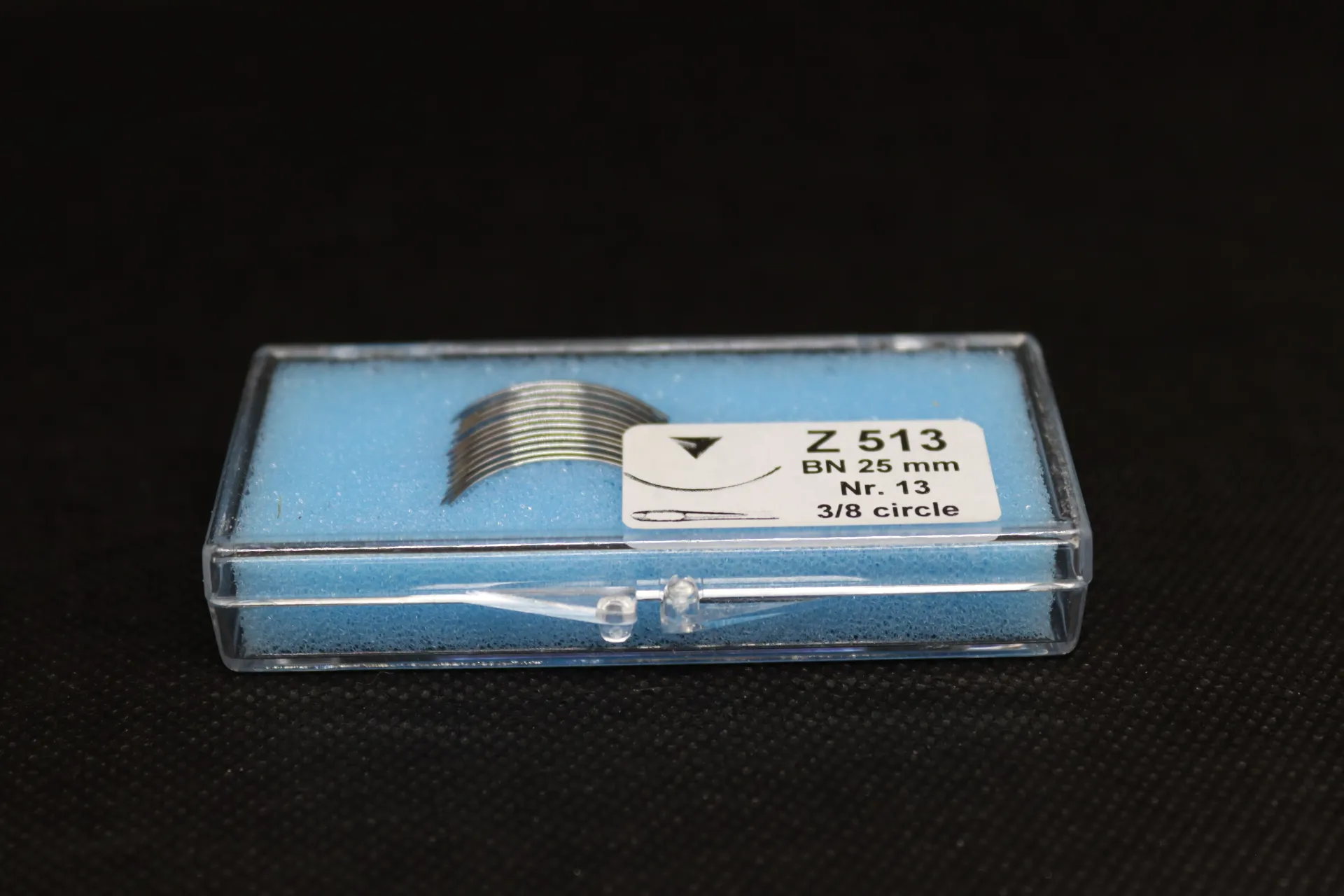 [EFS 2] Dz d'aiguilles sutures mod. Ethicon EFS 2 triple biseaux courbes 25 mm inox