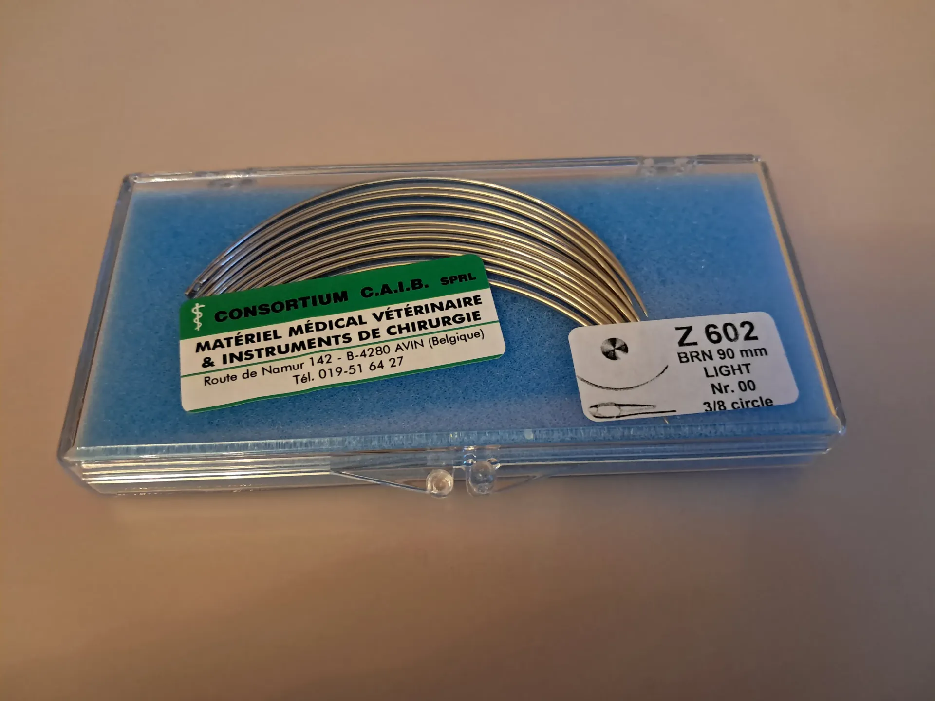 [602] DZ d'aiguilles sutures rondes 90 mm light pour matrices inox