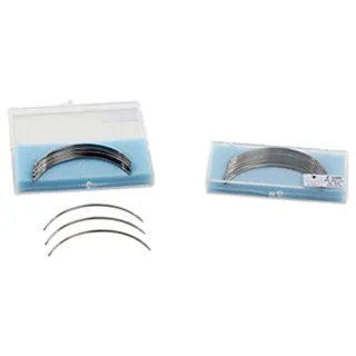 [500] Dz d'aiguilles sutures triangulaires musculaires 100 mm inox