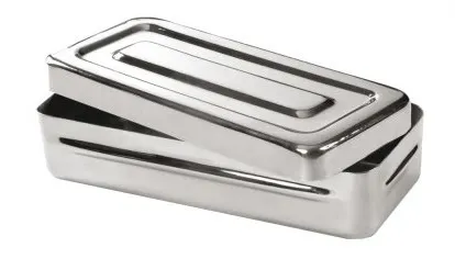 [JG 34] Boîte inox à instruments AESCULAP 20 X 10 X 5 CM 