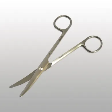 Paire de ciseaux de chirurgie Mayo Génia courbes crantés 17 cm inox