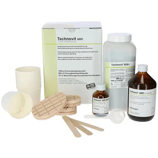 [13294] Boîte de 10 sabots en bois TECHNOVIT 6091 pour les onglons bovins