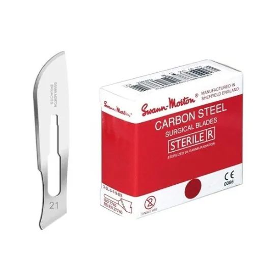 [S.M.S. 21] Boîte de lames de bistouris SWAN-MORTON n° 21 stériles