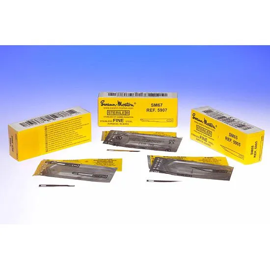[SM 65] Boîte de lames de bistouris SWAN-MORTON n° 65