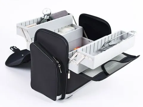 [105425] Mallette médicale CONCERTINA" BOLLMANN POLY Bleu"