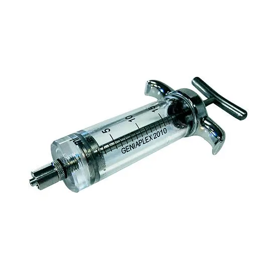 [S.G. 050 L] Seringue Plexi GENIAPLEX 50 CC Modèle Long L.L.