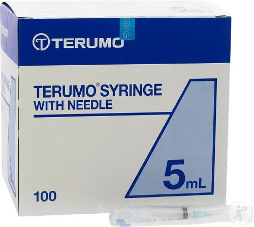 [308063] Boîte de seringues 5 ML avec aiguilles 21G 1/2