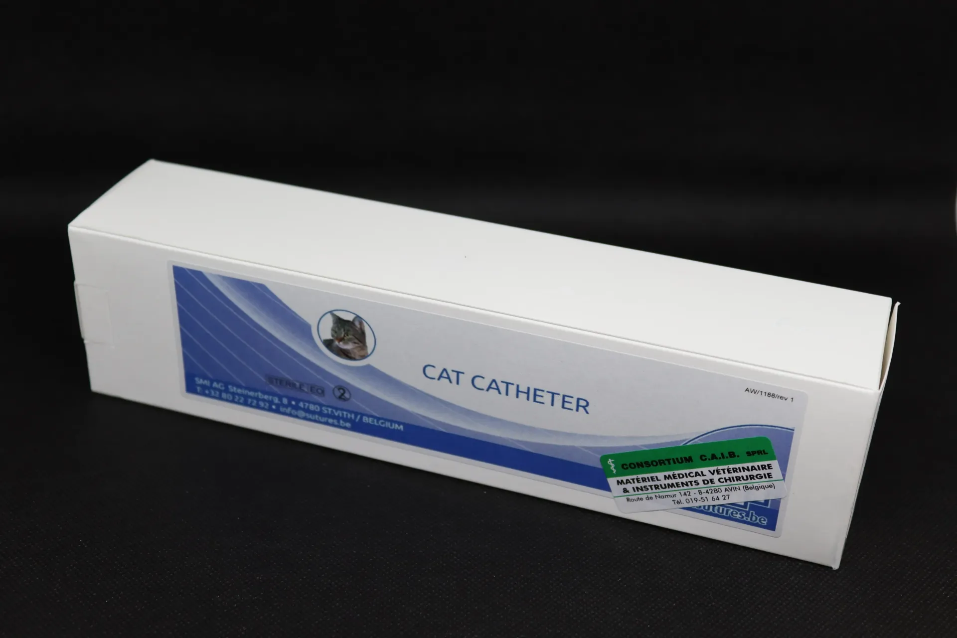 [273463] Sondes urinaires pour chats en plastique 1,3 mm avec stylet 