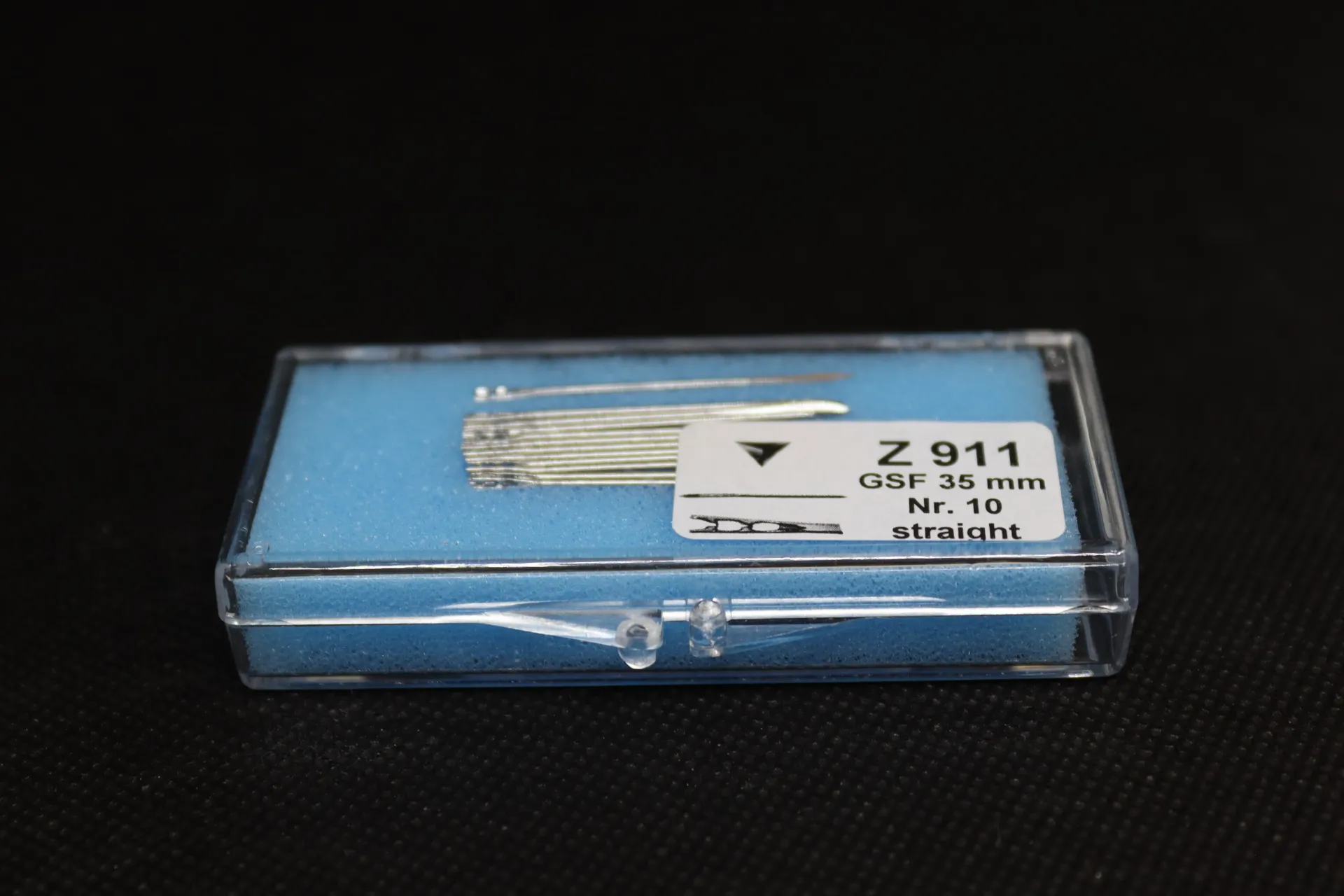 [EFS 6] Dz d'aiguilles sutures mod. Ethicon EFS 6 triple biseaux droites 40 mm inox