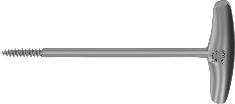 Extracteur inox Aesculap tête fémorale pour prothèse de hanche